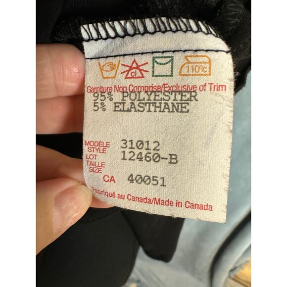 FRANK LYMAN DESIGN BLACK BOLERO Shrug Shawl Medium Large Open Front - Picture 5 of 5